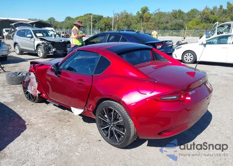 2025 Mazda Mx-5 Miata Rf Grand Touring из США, поврежденный, VIN JM1NDAM73S0658230